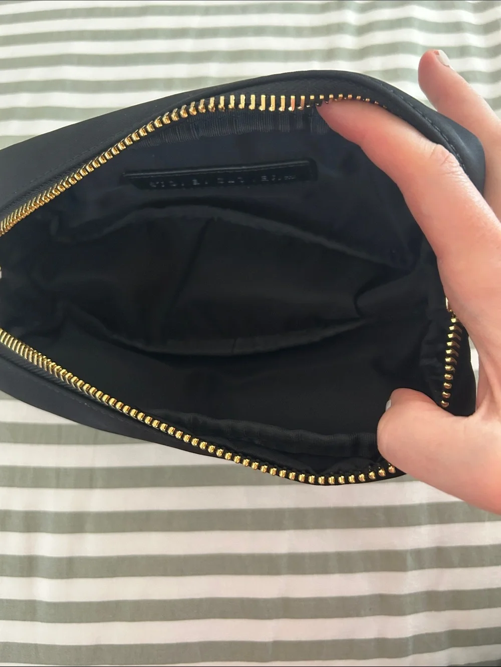 Stoney Clover Lane Slim Pouch in Noir